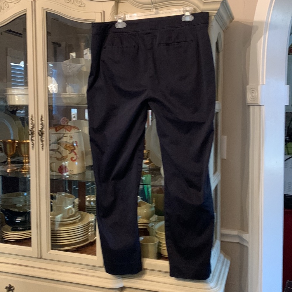 Talbots women’s Chatham ankle Crops pants Black 16